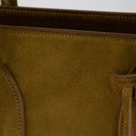 !!SOLD!! Saint Laurent Small Suede Fringe Sac de Jour - Picture 10 of 14